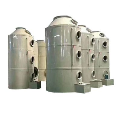 อุปกรณ์บํารุงรักษาก๊าซขยะอุตสาหกรรม การลดน้ําผึ้ง Pp หมอกกรด สเปรย์ Absorber Scrubber Spray Tower