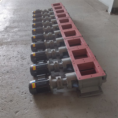 เครื่องยนต์ Rotary Valve เครื่องขับเคลื่อนไฟฟ้า Feeder ฝุ่นลดลดลด Airlock Rotary Valve