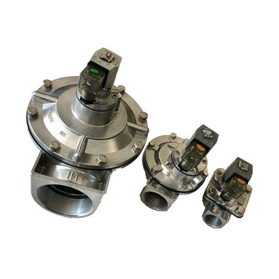 DMF-Z ประเภท Integral Pilot Submerged Pulse Jet Valve สําหรับกรองกระเป๋าเก็บฝุ่น