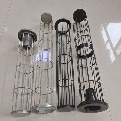 ผิวเคลือบซิลิคอนอินทรีย์ อีโอกซี่ อุตสาหกรรมเก็บฝุ่น ไฟล์เตอร์กรง Baghouse ไฟล์เตอร์กรง