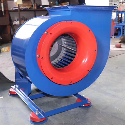 4-72 เครื่องพัดลมหลอมศูนย์กลางอุตสาหกรรม 5.5kw พลังงานอากาศแรงพัดลม 5000-6000 M3/H